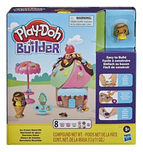 Play-doh Builder - Kit De Construcción De Juguete Para Hel.