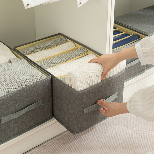 Caja Plegable Con Compartimentos Pararopa , Lavable,3pcs Mixto