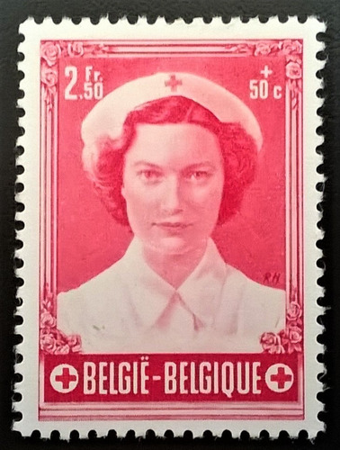 Bélgica, Sello Yv 915 Cruz Roja 1953 Nuevo L12838