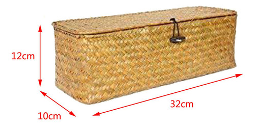 Li Cesta De Almacenamiento De Bambú Con Tapa Tejida 3