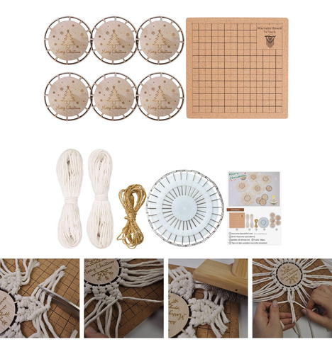 Juego De Manualidades Diy: Rodajas De Madera Establecer E