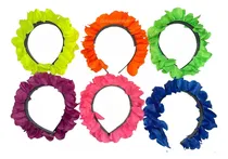 Comprar Tiaras Flores Hawianas Flúo ! 10  Unidades.