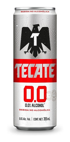 Cerveza Sin Alcohol Tecate 0.0 24 Latas De 355ml