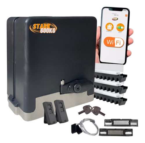 Motor Eletronico Residencial 4,5m Dz Stark 600 2tx Ppa Wi-fi