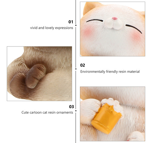 Nuevo Puzle De Adornos Para Gatos Car Toys, 2 Unidades