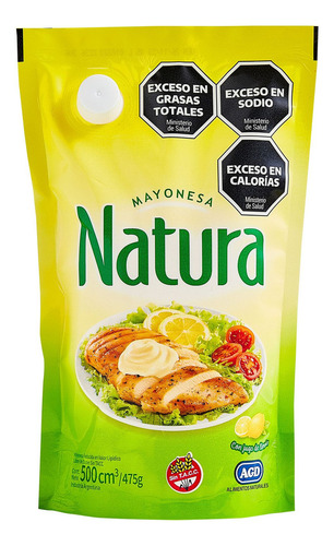 Mayonesa Natura Sin Tacc En Doypack 475 G