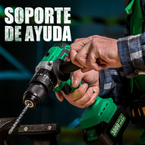 Imagen 9 de 9 de Taladro Rotomartillo Anirona 1/2 Con 2*3.0ah Batería Litio