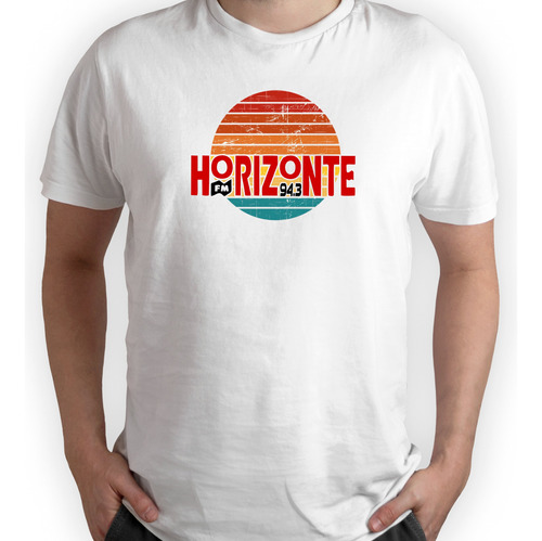 Remera Fm Horizonte Logo Retro Art