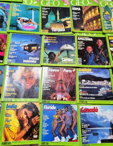 Revista Geo - Edición España 1989 A 1992, 25 Revistas (Usado)