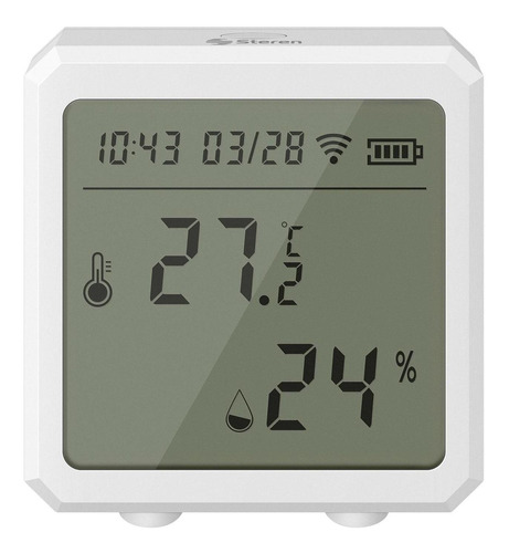 Sensor Wi-fi* De Temperatura Y Humedad Con Pantalla Digital