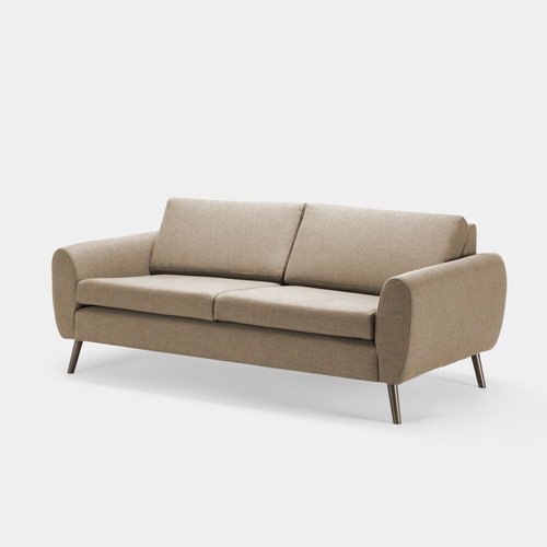 Sofa Anderson M&a 3 Puestos En Tela Color Beige