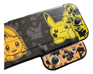 Nintendo Switch Oled Pokémon Let´s Go Pika Protector Joy Con