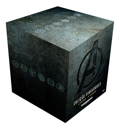 Imagem 1 de 2 de Coleção Vingadores 4 Filmes 9 Discos