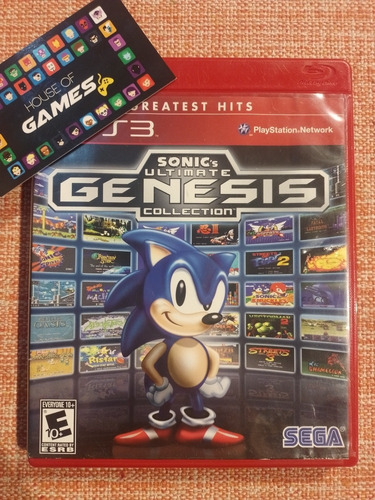 Sonic Genesis Collection Ps3 Midia Física Usado 
