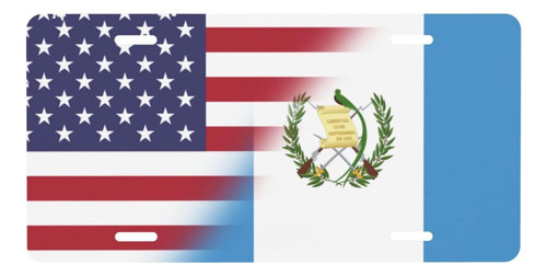 Darleks Placa De Matrícula Combinada De Guatemala Y Estados 