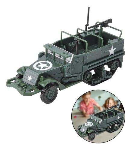 1/72 Meia Pista Veículo Blindado Caminhão Brinquedos De