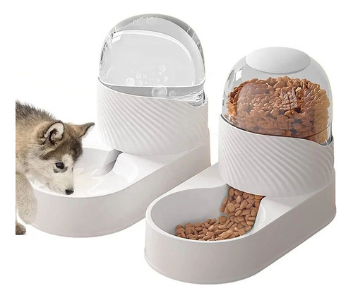 Dispensador De Agua Y Comida Para Mascotas - Perros Gatos