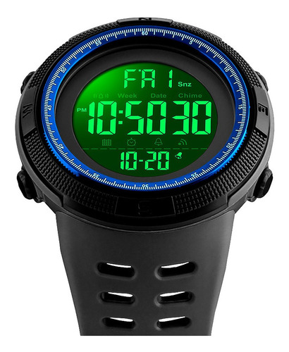Imagen 2 de 8 de Reloj Hombre Skmei 1251 Sumergible Digital Alarma Cronometro
