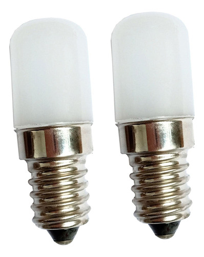 2 Piezas De Bombilla Pequeña Duradera 2w E14 Para Cocina