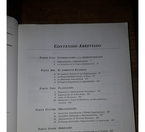 Administracion Stoner Y Feeman 5ta Edición (Usado)