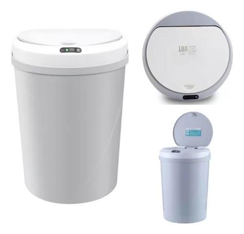 Lixeira Automática 12l Com Sensor Lk-2112