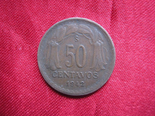 Chile 50 Centavos 1942 Varias Unidades Disponibles