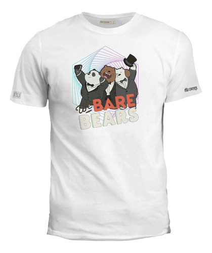 Camiseta  Bare Bears Escandalosos Serie Animada Ink