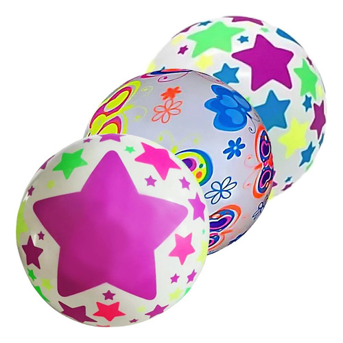 Balón Colores Vibrantes , Mxfgw-003, 3 Pzas, #5, Led, Multic Color Azul