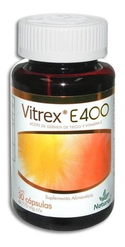 Vitrex E400 C/30 Caps Naturex / Vitamina E + Germen De Trigo Sabor Capsulas