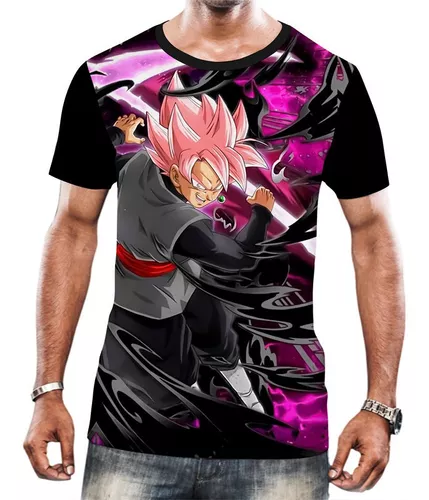 Camiseta Camisa Anime Dragon Ball Super Goku Black