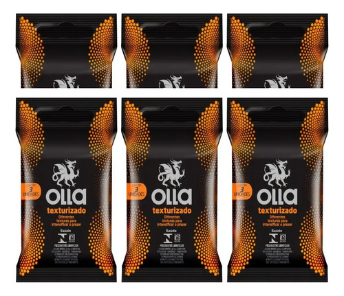 Preservativo Olla Texturizado Diferentes Texturas 18 Unid