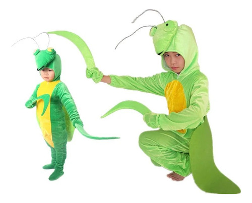 Disfraz De Pijama De Insectos De Dibujos Animados De Mantis