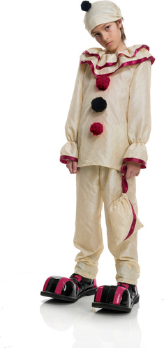 Disfraz Talla Medium Para Niño Payaso De Circo Halloween