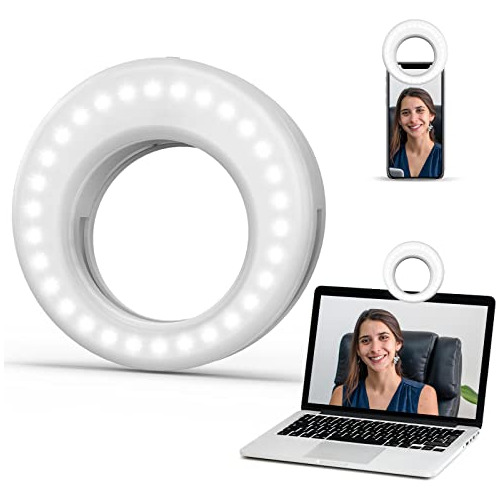 Selfie Ring Light Led Selfie Light Portátil Clip-on Ri...