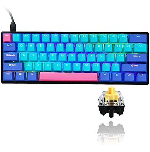 Gk61 60% Teclado Mecánico Para Juegos Personalizado Sk61 Int