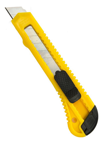 Estilete Automático Para Corte Multiuso Com Trava 18mm