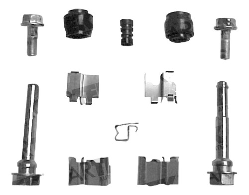 Kit Herrajes De Balatas Honda Osyssey 2003-2004 Del Ck