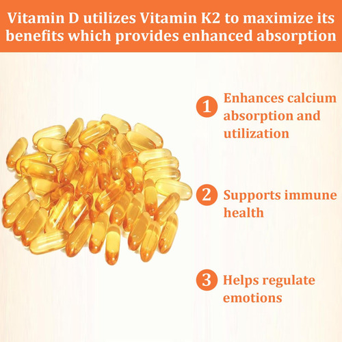 Sirdika Vitamina D3 K2 10000 Ui Softgel 300 Cápsulas
