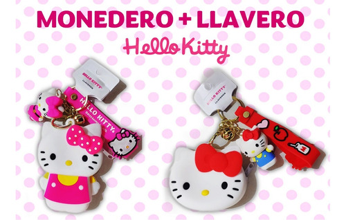 Monedero + Llavero Hello Kitty Importado