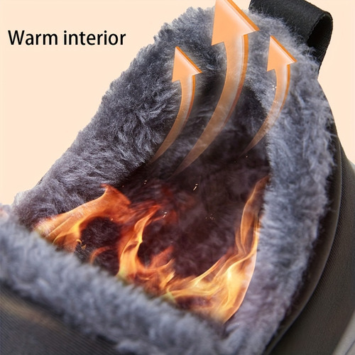 Zapatillas Antideslizantes Impermeables De Invierno Con Forr