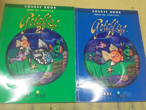 Libros De Inglés - Goldfish 1 Y 2 Lote X 2 Libros Aique 