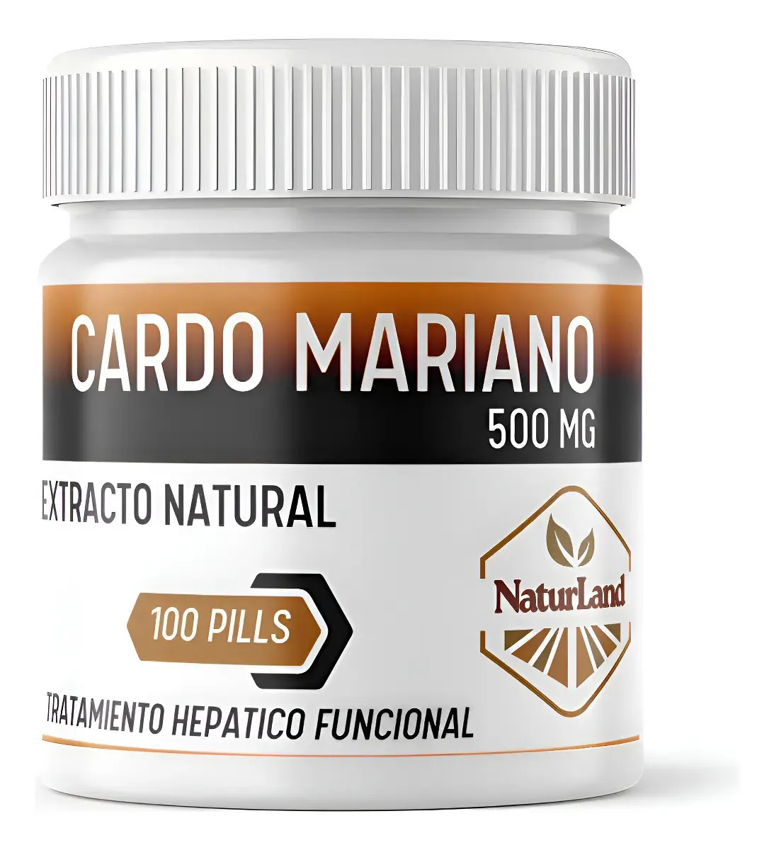 Cardo Mariano 500 Mg X 100 comp. Naturland sin sabor