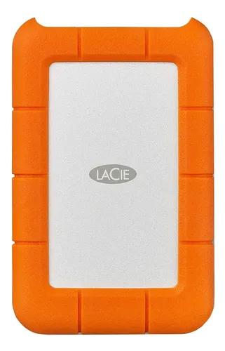 LaCie ragged 外付けHDD 4TB HD Externo 4TB LaCie Rugged USB-C Laranja Resistente Água e Poeira