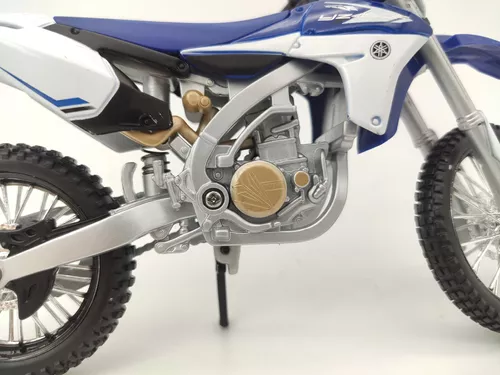 Miniatura Moto De Ferro Cross Trilha Yamaha Na Caixa 1:12