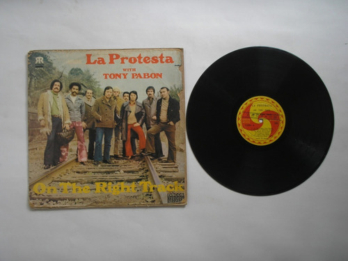 Lp Vinilo La Protesta With Tony Pabon Edición Colombia 1972