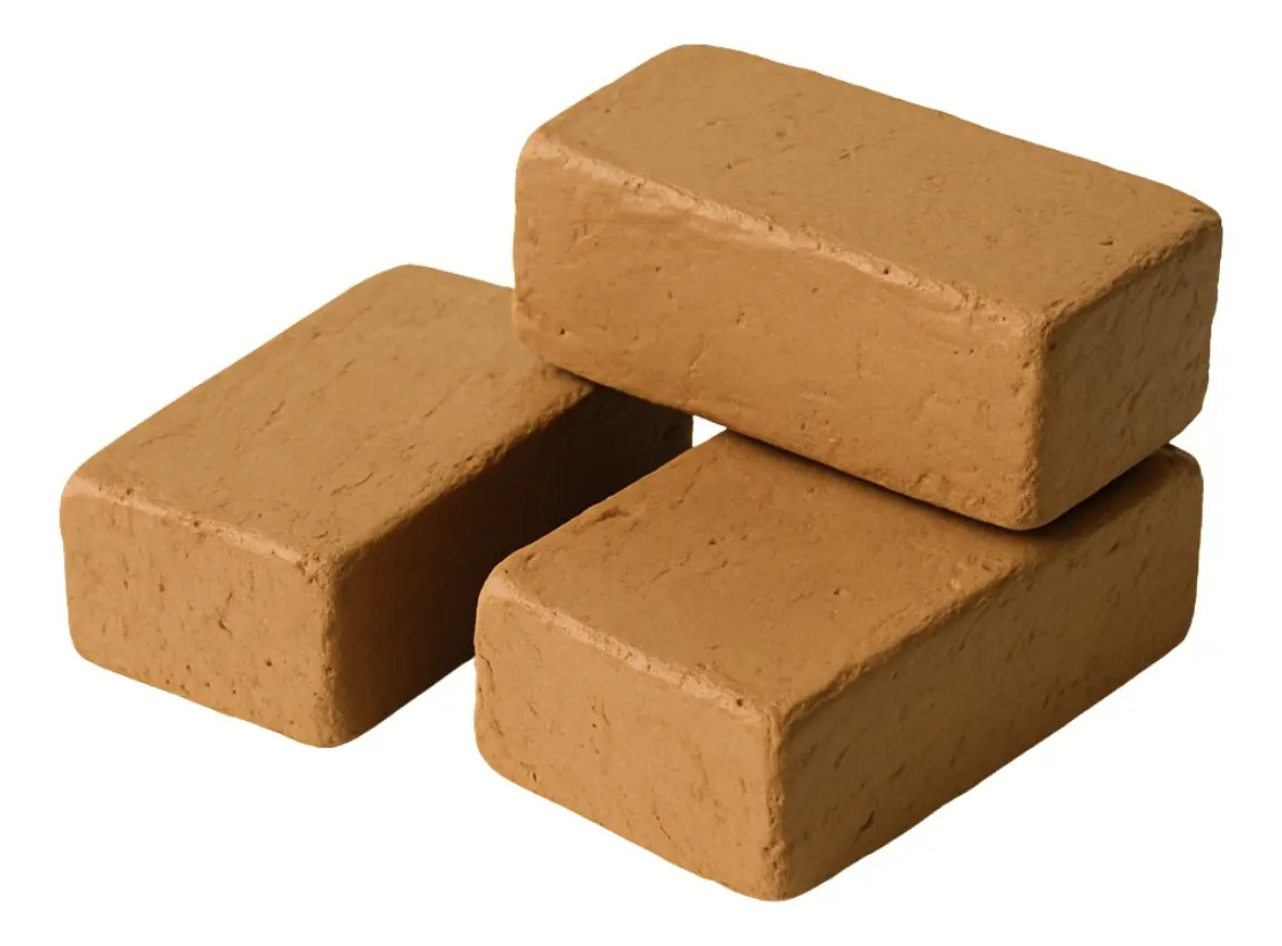 3kg Argila Natural Modelar Artesanato Escultura Escolar Cor Bege Decency