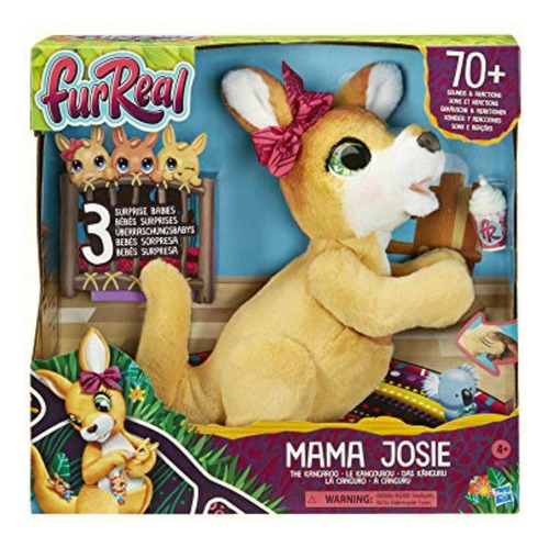 Furreal Mamá Josie Canguro Juguete Interactivo 70+ Sonidos