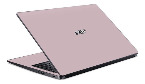 Skin Adesiva Película Para Notebook Acer Aspire V5-471g Cor Rose Fosco Metalico