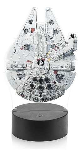 Luminária Geek Star Wars 16 Cores + Controle Cúpula Millennium Falcon Estrutura 1
