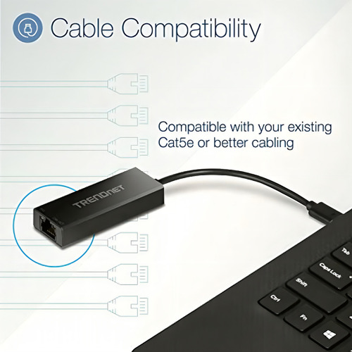 Trendnet Usb-c 3.1 A Rj-45 2.5 Gigabit Lan Ethernet